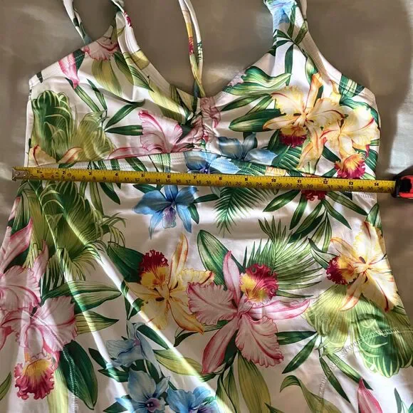 Tommy Bahama Women’s Orchid Garden V‑Neck Spa Sleeveless Dress Floral size XS - Picture 4 of 6